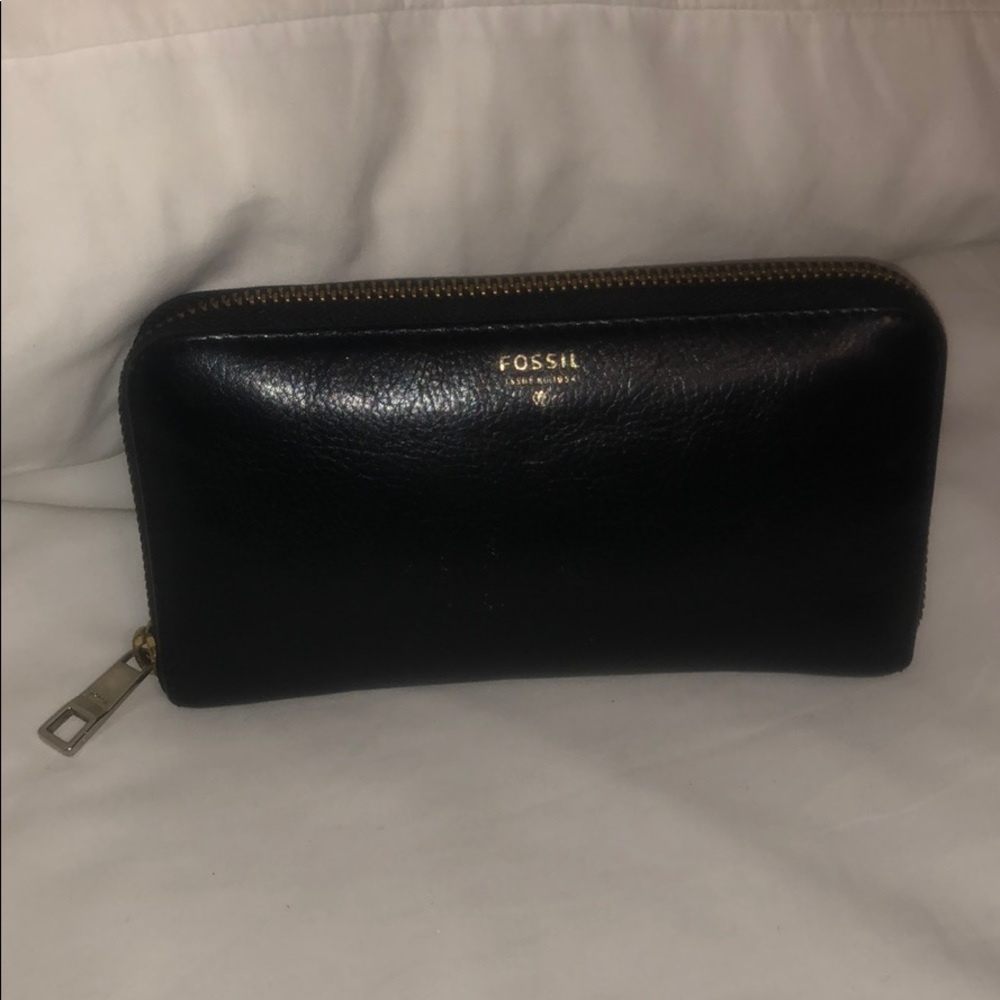 Black Fossil Wallet